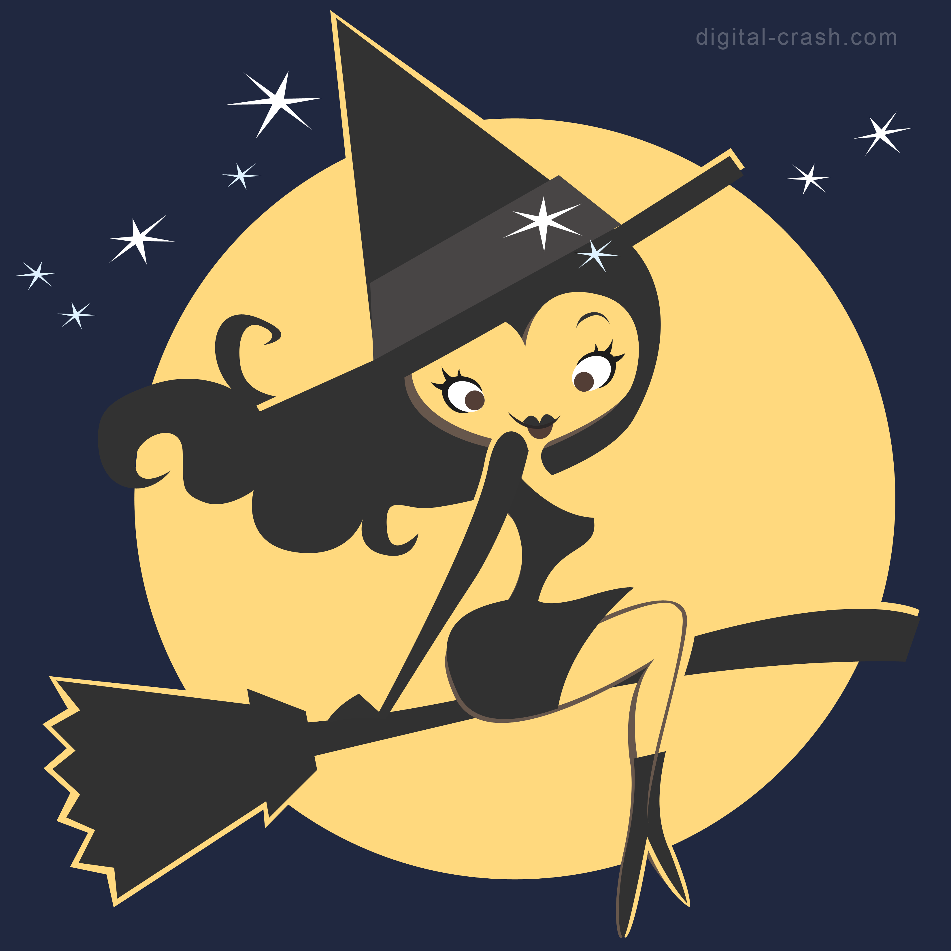 Cute Witch Design | Digital-Crash's Blog